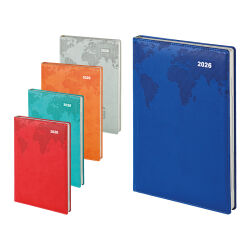 102 Gri Termo Deri̇ Tarihli Ajanda (Ivory Kağıt) - 2