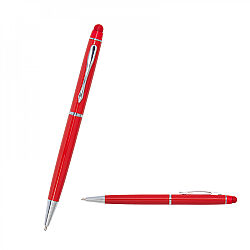1022 Beyaz Metal Tükenmez Touchpen Kalem - 2