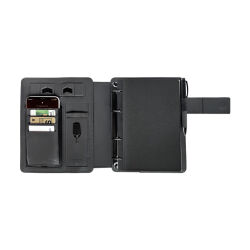 1071 Siyah Premıum Powerbank Organizer Hediyelik Set - 5