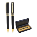 1213-KT Siyah Metal Tükenmez Kalem Seti - 1