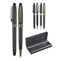 1218-RT Siyah-Füme Metal Roller & Tükenmez Kalem Seti - 1