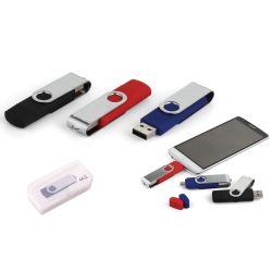  - 16 GB Döner Kapaklı USB Bellek (OTG Özellikli)