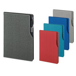 2320 Füme 15 x 21 Termo Deri̇ Defter (Ivory Kağıt)