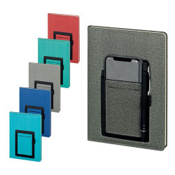 2420 Gri 15 x 21 Termo Deri̇ Defter (Ivory Kağıt) - 1