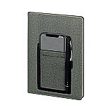 2420 Gri 15 x 21 Termo Deri̇ Defter (Ivory Kağıt) - 2
