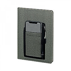 2420 Gri 15 x 21 Termo Deri̇ Defter (Ivory Kağıt) - 3