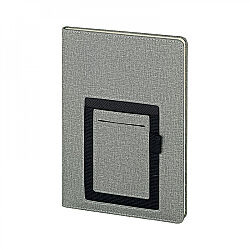 2420 Gri 15 x 21 Termo Deri̇ Defter (Ivory Kağıt) - 6