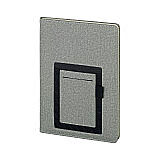 2421-HOLMEN Gri 15 x 21 Termo Deri̇ Defter (Holmen Ki̇tap Kağıdı) - 3