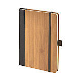 2428 Gri 15 x 21 Termo Deri Bambu Defter - 3