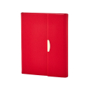 2429 Kırmızı 15 x 21 Termo Deri̇ Defter - 1