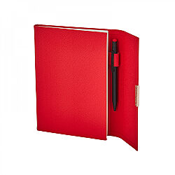 2429 Kırmızı 15 x 21 Termo Deri̇ Defter - 2