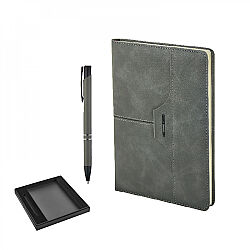2430-K Gri Kalem & Defter Set - 3