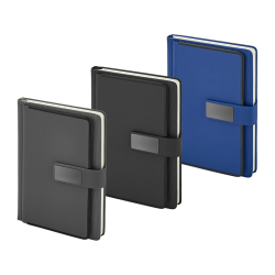 2452 Gri 15 x 21 Termo Deri Defter - 