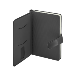 2452 Gri 15 x 21 Termo Deri Defter - 2