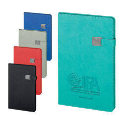 2660 Gri 15 x 21 Termo Deri̇ Defter