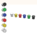 4 ml 6 Renkli Guaj Boyası - 1
