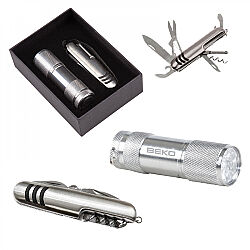 5041 Kırmızı 7 Fonksiyonlu Çakı - Led Elfenerli Set - 2