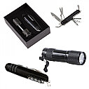 5041 Kırmızı 7 Fonksiyonlu Çakı - Led Elfenerli Set - 5