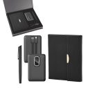 5072 Siyah Defter & Kalem & Powerbank Set - 1
