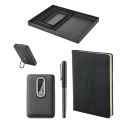 5074 Siyah Kalem & Defter & Powerbank Set - 1