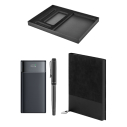 5075 Siyah Kalem & Defter & Powerbank Set - 1