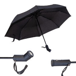 5100 Beyaz 8 Telli Işıklı Şemsiye - 3