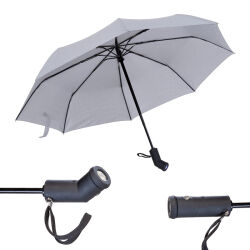 5100 Beyaz 8 Telli Işıklı Şemsiye - 5