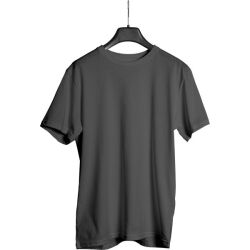 5200-13-L Bisiklet Yaka Tişört - 1