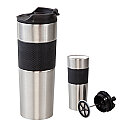 5312 Krom French Press Çelik Termos / 450 ml - 3