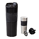 5312 Krom French Press Çelik Termos / 450 ml - 2