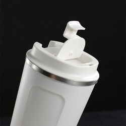 5334 Beyaz Çelik Termos / 450 ml - 2