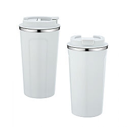 5334 Beyaz Çelik Termos / 450 ml - 4