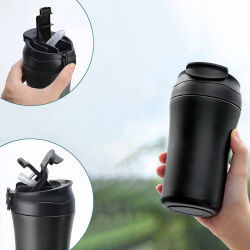 5335 Beyaz Çelik Termos / 400 ml - 2