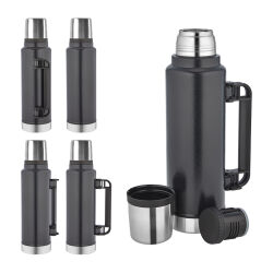 5341 Siyah Çelik Termos / 1450 ml - 3