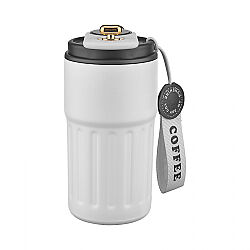 5351 Beyaz Çelik Termos / 440 ml - 5
