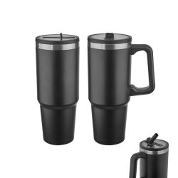 5352 Siyah Çelik Termos / 900 ml - 3