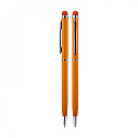 587 Beyaz Metal Tükenmez Touchpen Kalem - 2
