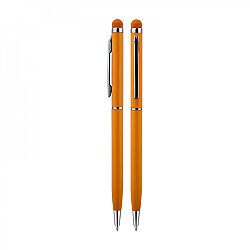 587 Beyaz Metal Tükenmez Touchpen Kalem - 2