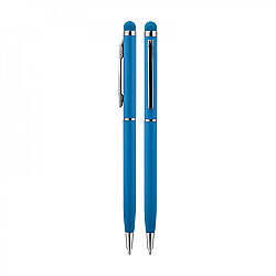 587 Beyaz Metal Tükenmez Touchpen Kalem - 3