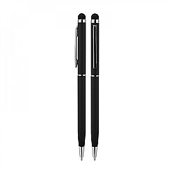 587 Beyaz Metal Tükenmez Touchpen Kalem - 4