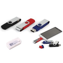  - 8 GB Döner Kapaklı USB Bellek (OTG Özellikli)