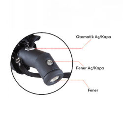 80755 LC - IŞIKLI ŞEMSİYE LACİVERT - 4