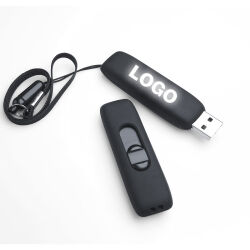 8130 Siyah Işıklı USB Bellek