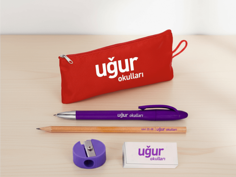 Promosyon baskılı notebook çanta, okul çantas, ham bez çanta