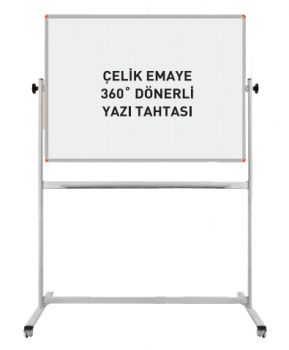 Çelik Emaye 360 derece Dönerli Yazı Tahtası - 1