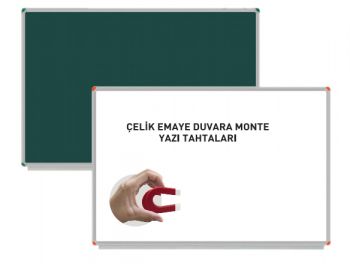  - Çelik Emaye Duvara Monte Yazı Tahtası