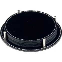 D-3825 Deri Bardak Altlığı