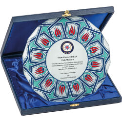 EKT-430 Kutulu Kristal Plaket - 