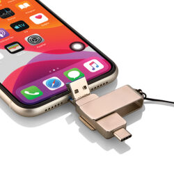 F-202-32 Silver 32 GB OTG Usb Bellek - 2