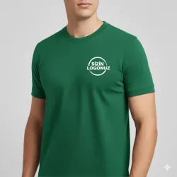 Firmanıza Özel Logo Baskılı Kurumsal Tişörtler - Bisiklet Yaka - 5